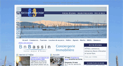 Desktop Screenshot of bassindarcachon.com
